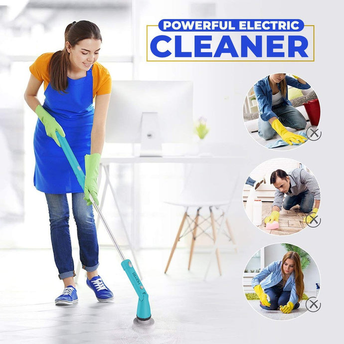 Automatic Electric Cleaning Brush Kit Electric Spin Cleaning Scrubber  Electric Cleaning Tools Wireless Electric Cleaning Brushes